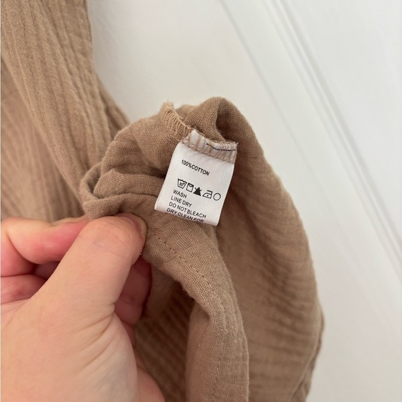 KLEIO Brown Cotton Gauze Tank - Picture 4 of 4